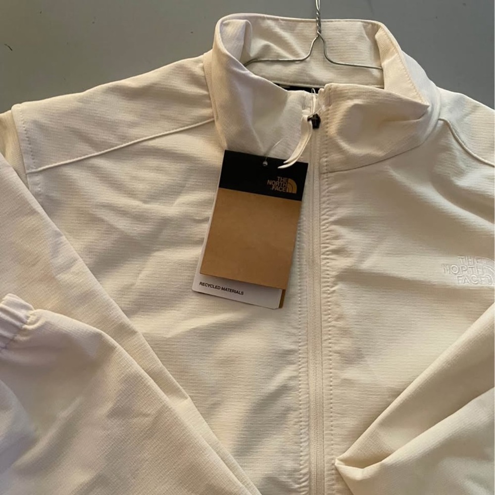 The North Face Cream Zip-Up Jacket